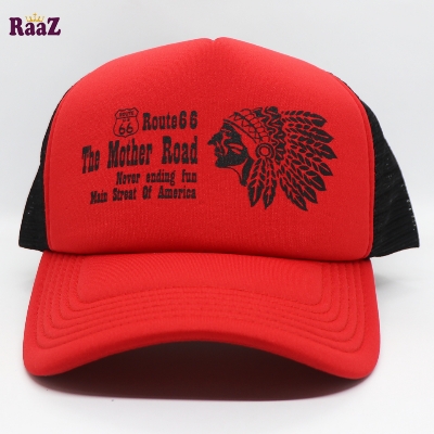 Picture of Black And Red Export Foam Net Cap For Men