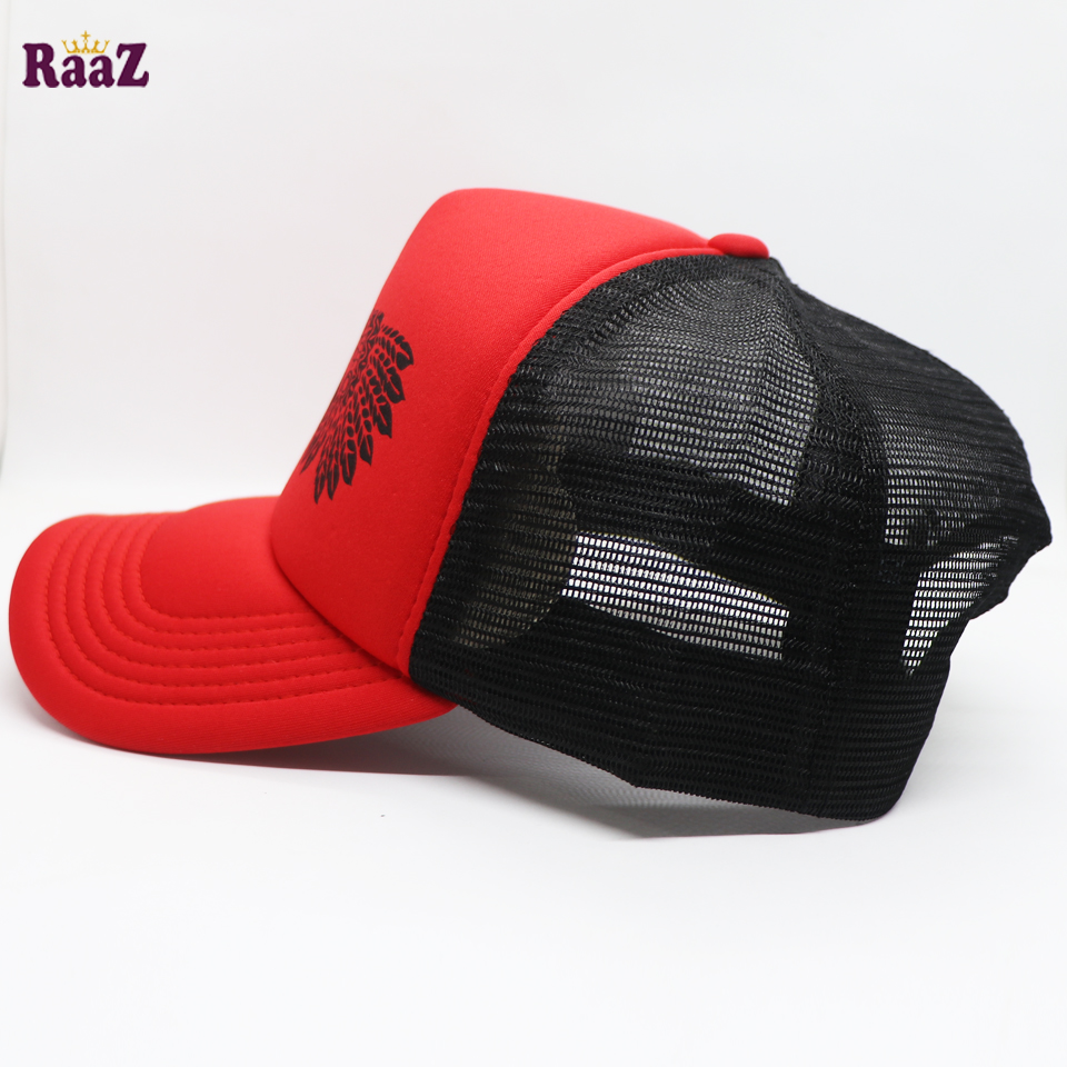Picture of Black And Red Export Foam Net Cap For Men