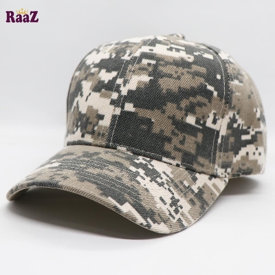 Picture of US Camo Print Curved Visor Export Quality Cap
