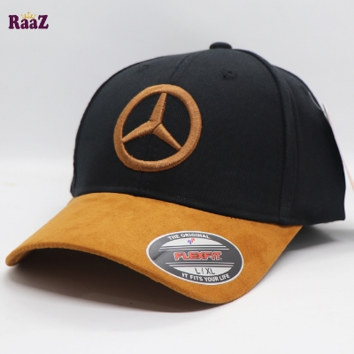 Picture of Athleisure - Avant Grade - Highly Sustainable - Mercedes Velvet Visor Cotton Premium Curved Cap - Durabilty Assured - Well Inspired & Crafted
