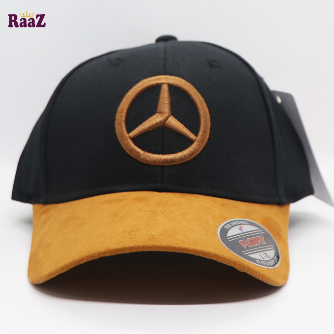 Picture of Athleisure - Avant Grade - Highly Sustainable - Mercedes Velvet Visor Cotton Premium Curved Cap - Durabilty Assured - Well Inspired & Crafted