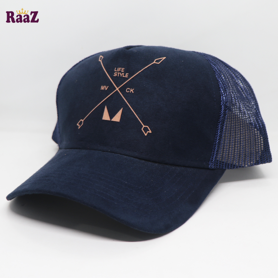 Picture of Navy Blue x MV Logo Half Net Cap