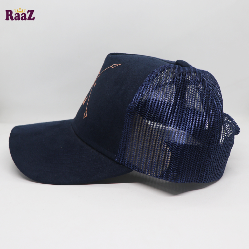 Picture of Navy Blue x MV Logo Half Net Cap