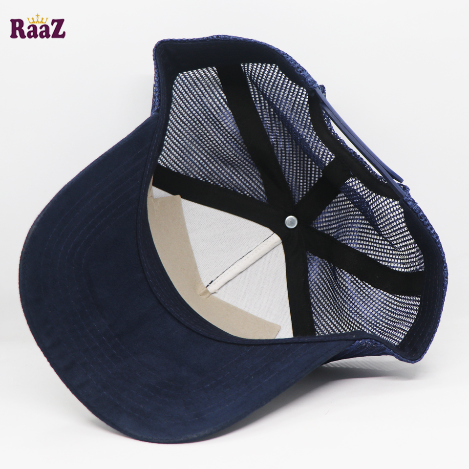 Picture of Navy Blue x MV Logo Half Net Cap