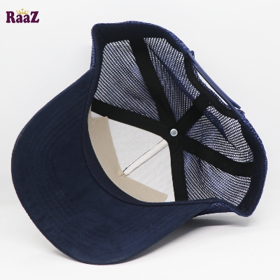Picture of Navy Blue x MV Logo Half Net Cap