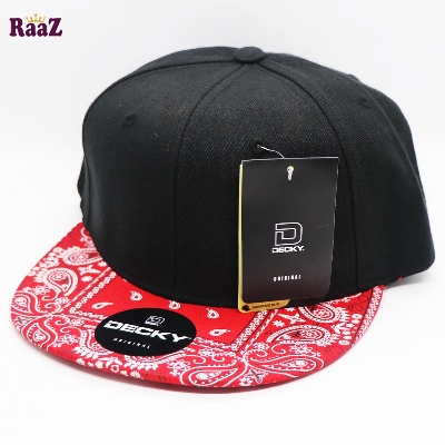 Picture of Decky Red Design Visor Wide Brim Cap