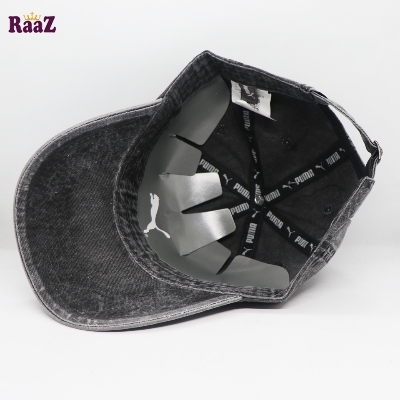 Picture of Deep Ash Puma Embroidery Logo Cotton Curved Cap