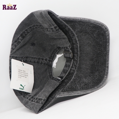 Picture of Deep Ash Puma Embroidery Logo Cotton Curved Cap