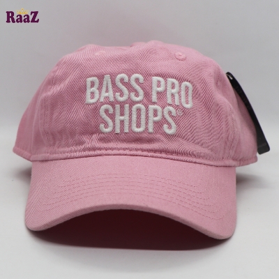 Picture of Pink Wash Fabrics Embroidery Logo Curved Cap