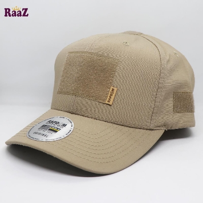 Picture of Off White Tactical Operator Ripstop Cotton Baseball Cap With Loop Patch