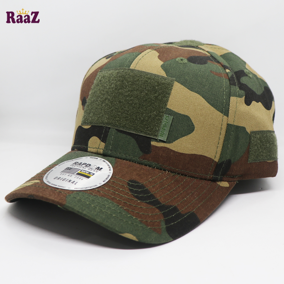 Picture of Green Tactical Operator Ripstop Cotton Baseball Cap With Loop Patch