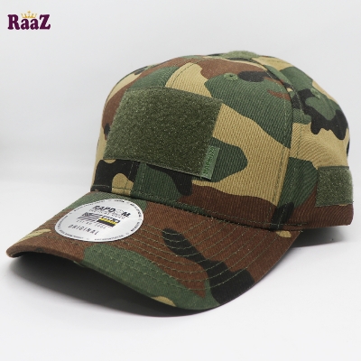 Picture of Green Tactical Operator Ripstop Cotton Baseball Cap With Loop Patch