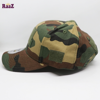 Picture of Green Tactical Operator Ripstop Cotton Baseball Cap With Loop Patch