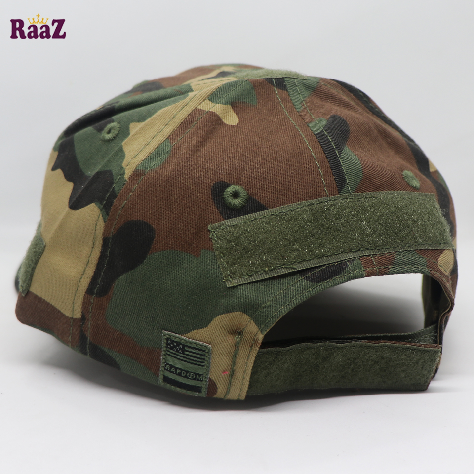 Picture of Green Tactical Operator Ripstop Cotton Baseball Cap With Loop Patch