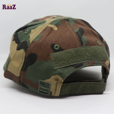 Picture of Green Tactical Operator Ripstop Cotton Baseball Cap With Loop Patch