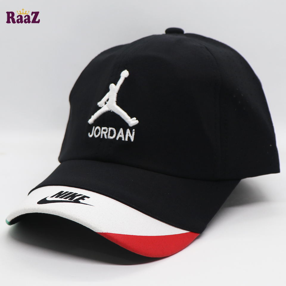 Picture of Stylish - Modern Vibe - Upscale Need - Black Polyester Fabrics Embroidery Logo Curved Visor Cap - Sensible - Must Have - Designed - Urban Vibes