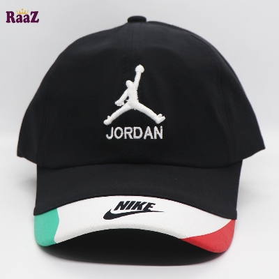 Picture of Stylish - Modern Vibe - Upscale Need - Black Polyester Fabrics Embroidery Logo Curved Visor Cap - Sensible - Must Have - Designed - Urban Vibes