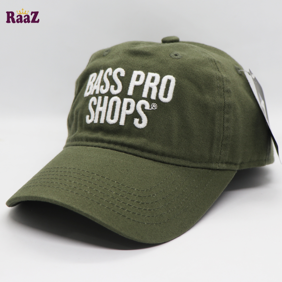 Picture of Olive Wash Fabrics Embroidery Logo Curved Cap
