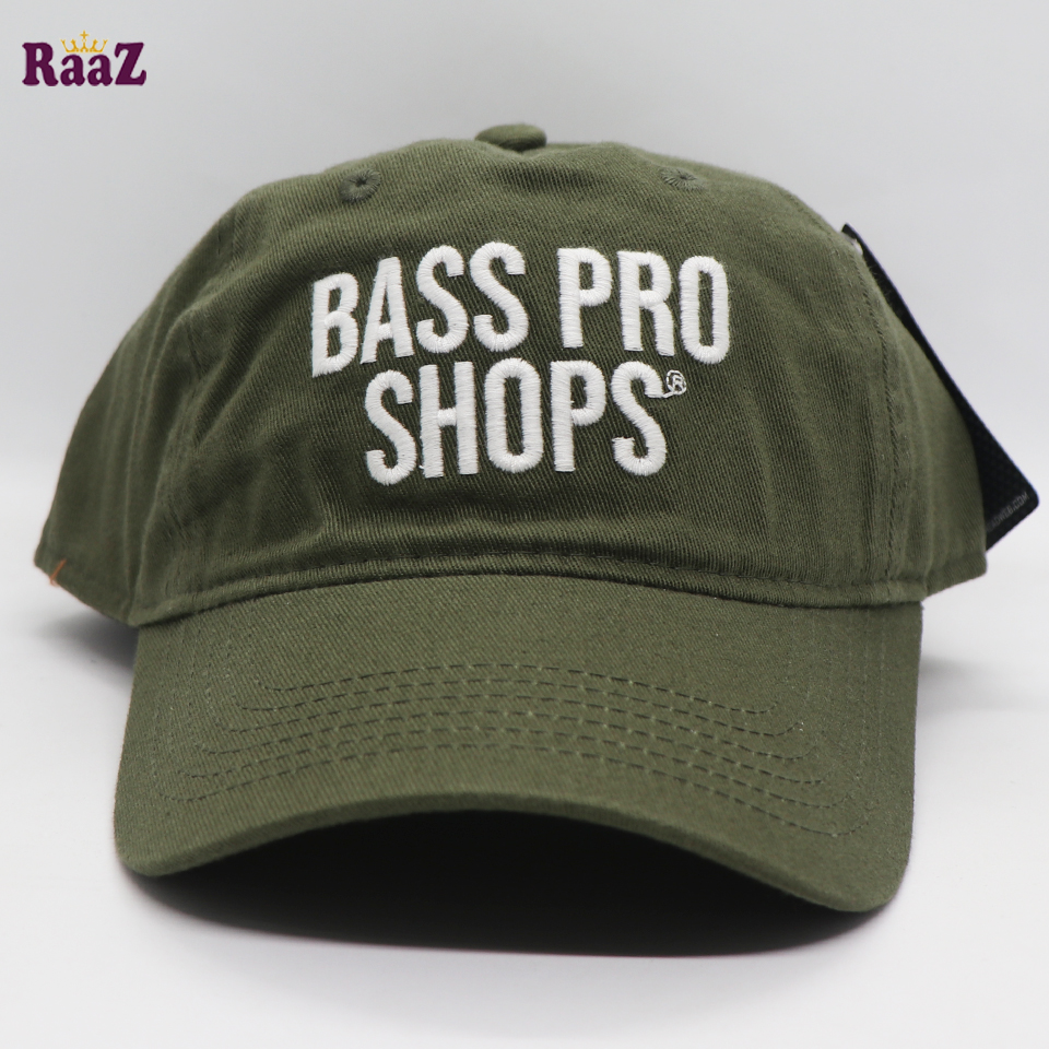 Picture of Olive Wash Fabrics Embroidery Logo Curved Cap