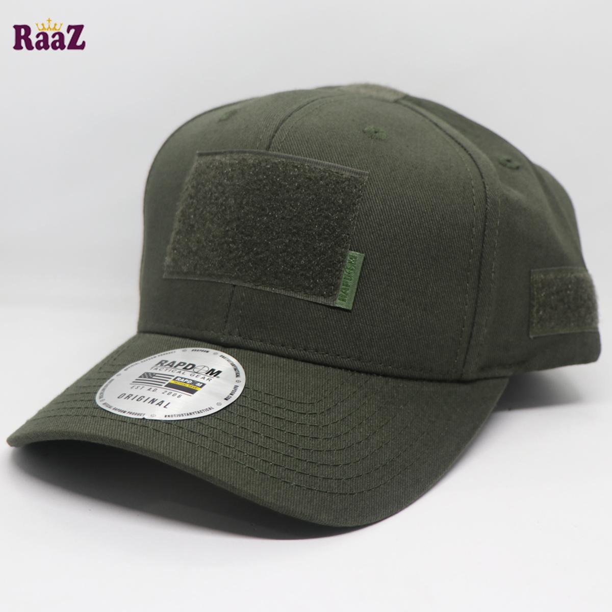 Picture of Olive Tactical Operator Ripstop Cotton Baseball Cap With Loop Patch