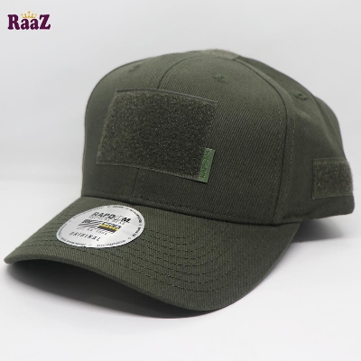 Picture of Olive Tactical Operator Ripstop Cotton Baseball Cap With Loop Patch