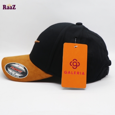 Picture of Ensemble Yourself - Highly Sustainable - Swoosh Velvet Visor Cotton Premium Curved Cap - Durabilty Assured - Well Inspired & Crafted