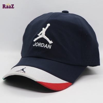 Picture of Trendsetter - Fashion Innovator - Upscale Need - Navy Blue Polyester Fabrics Embroidery Logo Curved Visor Cap - Sensible - Must Have