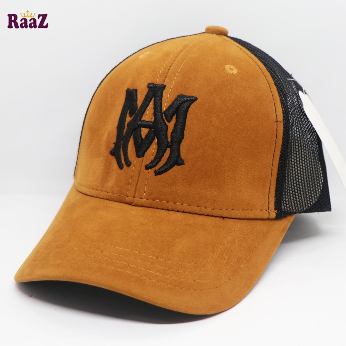 Picture of Light Brown AMIRI Velvet Fabrics Half Net Cap