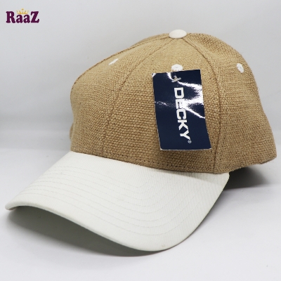 Picture of White Off White Two Tone Decky 6 Panel Premium Export Curved Snapback Cap