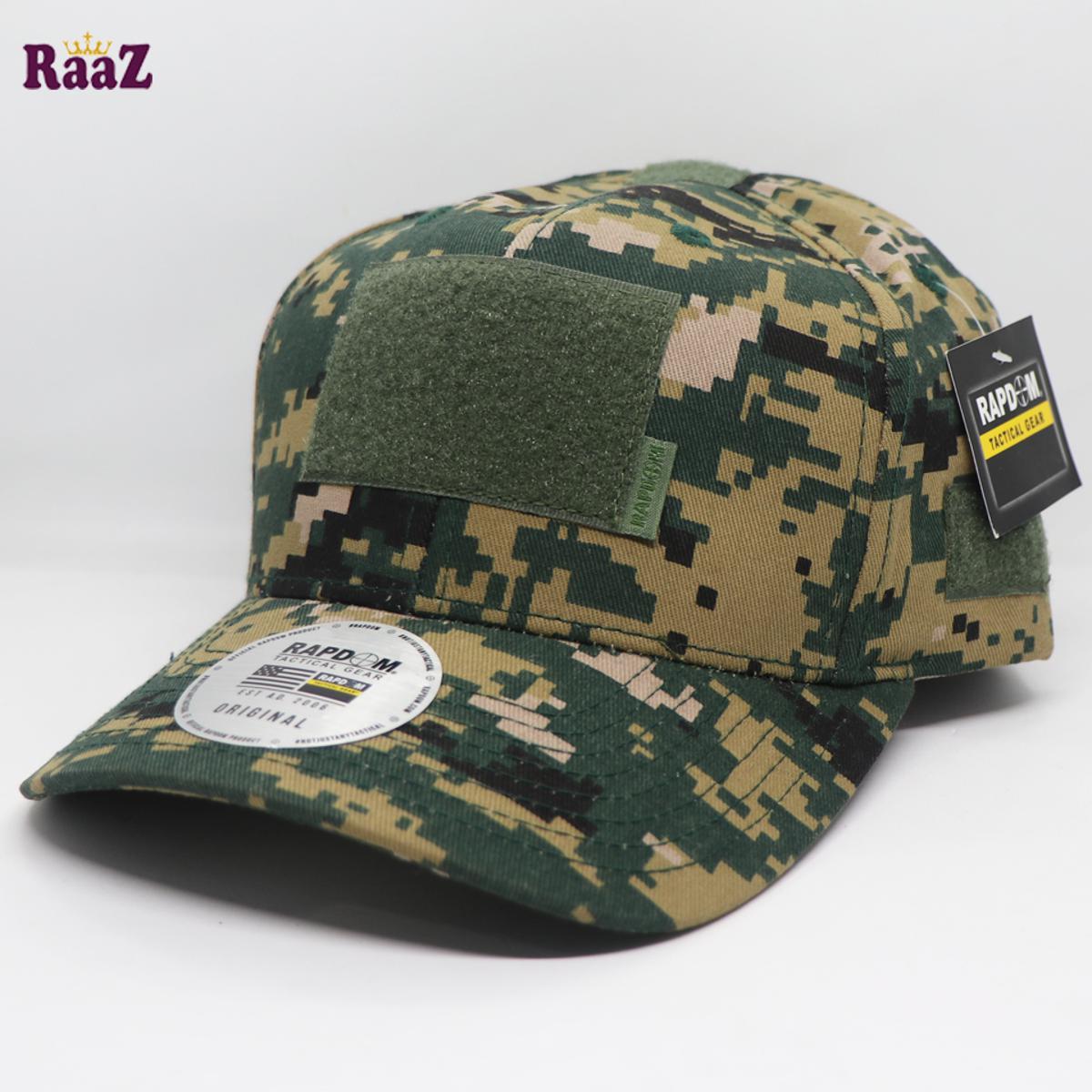 Picture of Green US Army Tactical Operator Ripstop Cotton Baseball Cap With Loop Patch