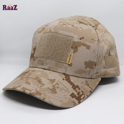 Picture of Off White Tactical Operator Ripstop Cotton Baseball Cap With Loop Patch