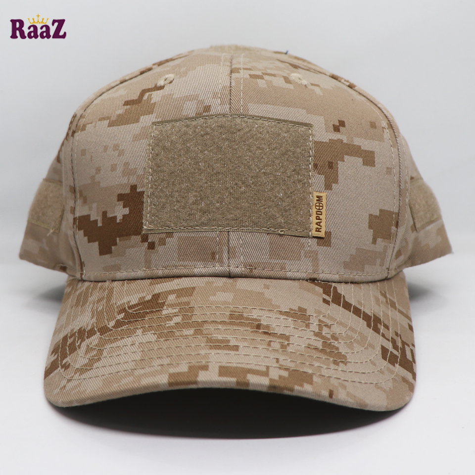 Picture of Off White Tactical Operator Ripstop Cotton Baseball Cap With Loop Patch