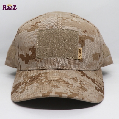 Picture of Off White Tactical Operator Ripstop Cotton Baseball Cap With Loop Patch