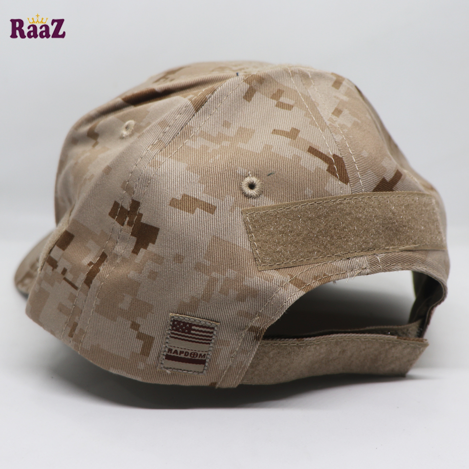 Picture of Off White Tactical Operator Ripstop Cotton Baseball Cap With Loop Patch