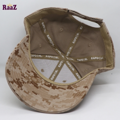 Picture of Off White Tactical Operator Ripstop Cotton Baseball Cap With Loop Patch
