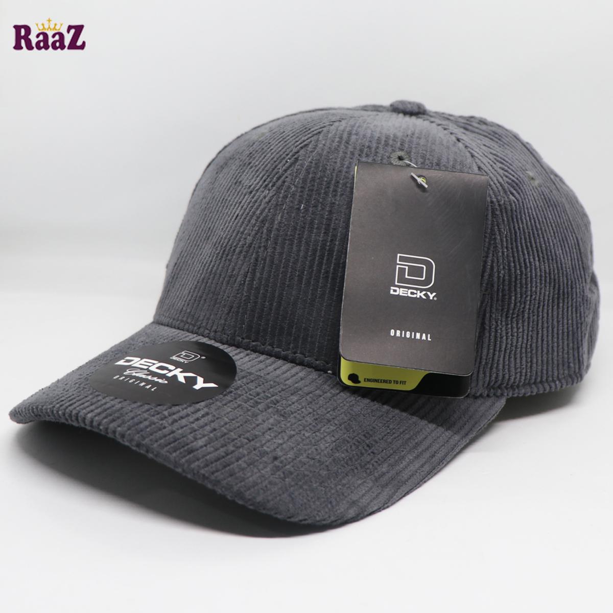 Picture of Ash Retro Velvet Decky 6 Panel Premium Export Curved Snapback Cap