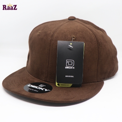 Picture of Coffee Decky Wide Brim 6 Panel Premium Export Snapback Cap