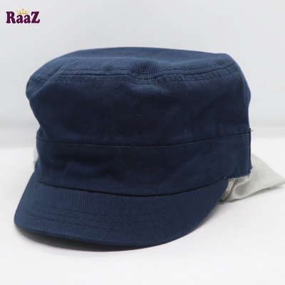 Picture of Navy Blue Sol Cotton Mesh Fabrics Johnson Cap