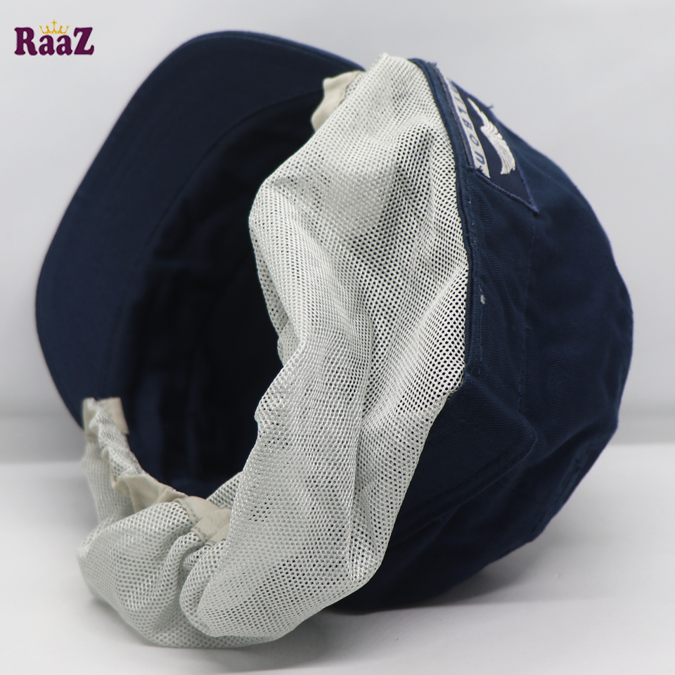 Picture of Navy Blue Sol Cotton Mesh Fabrics Johnson Cap