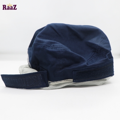 Picture of Navy Blue Sol Cotton Mesh Fabrics Johnson Cap