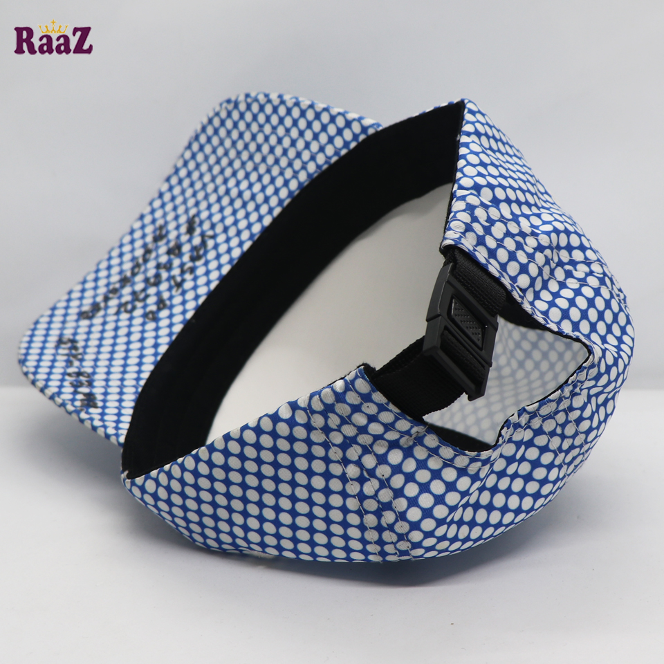 Picture of Blue Vast Embroidery Logo Cotton Curved Visor Cap