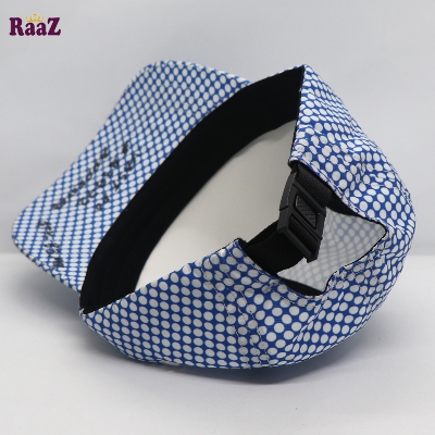 Picture of Blue Vast Embroidery Logo Cotton Curved Visor Cap