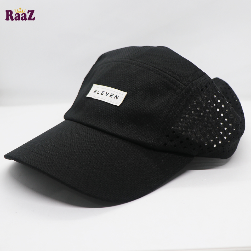 Picture of Black Eleven Logo Mesh Fabrics Curved Visor Cap