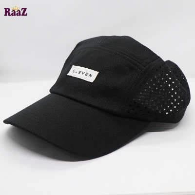 Picture of Black Eleven Logo Mesh Fabrics Curved Visor Cap