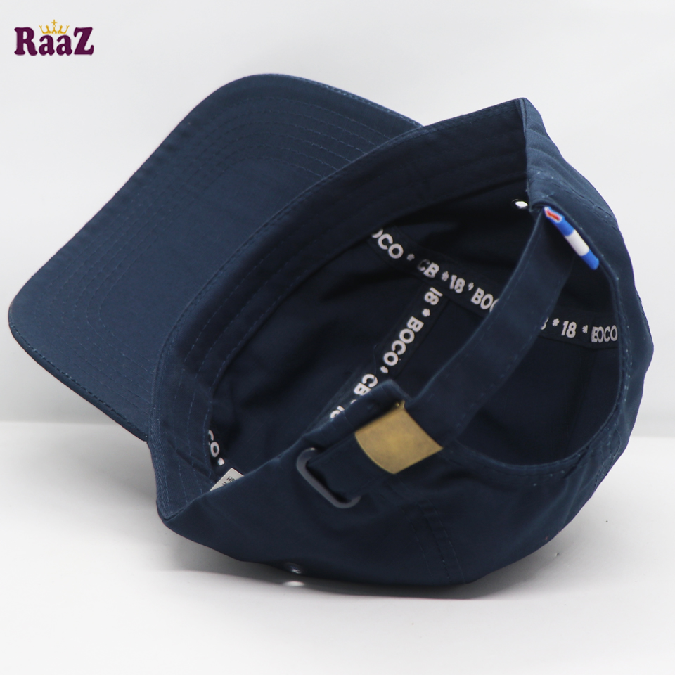 Picture of Navy Blue Parachute Embroidery Logo Export Quality Cap