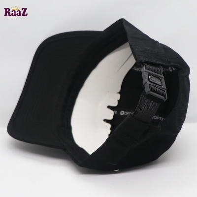 Picture of Black Optic Nerve Logo Cotton Fabrics Curved Visor Cap