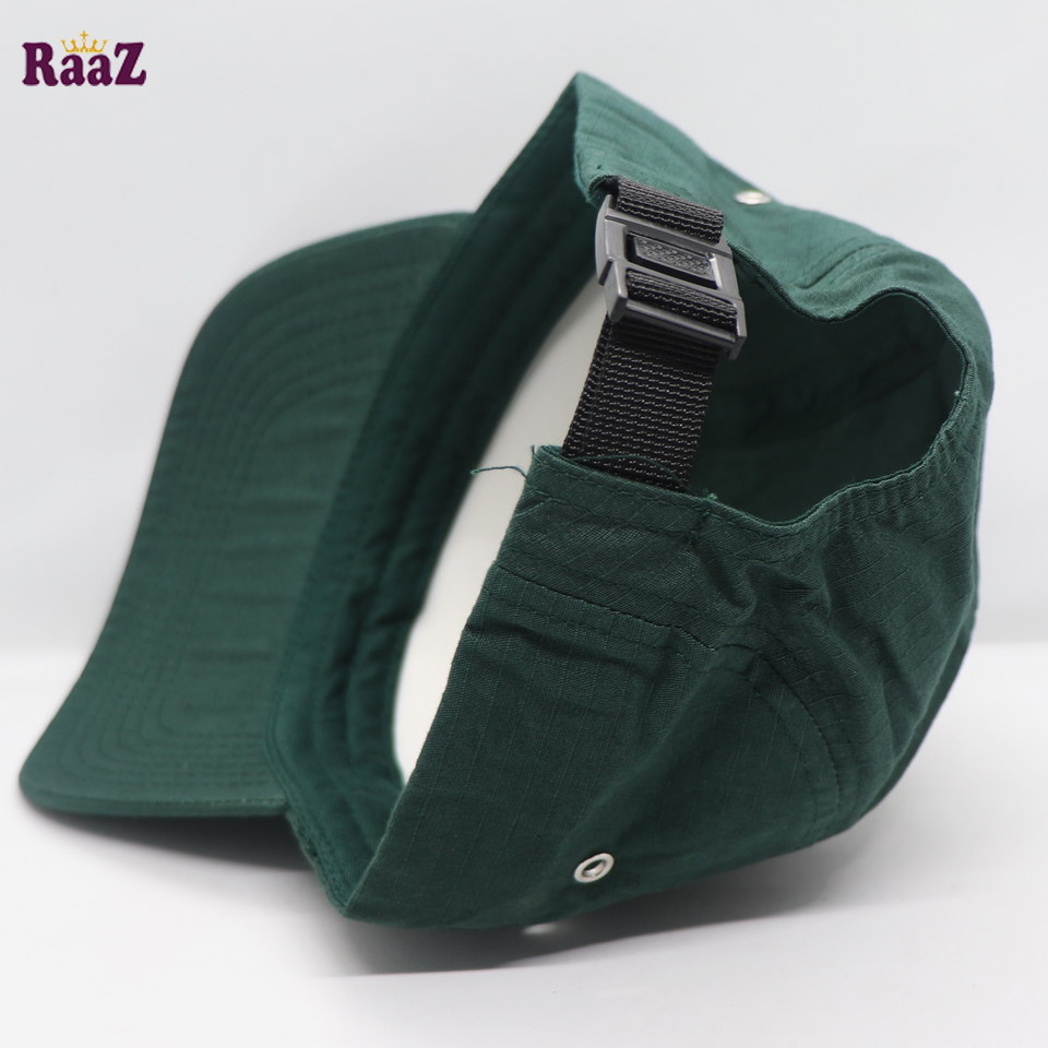 Picture of Green Embroidery Logo Cotton Fabrics Curved Visor Cap