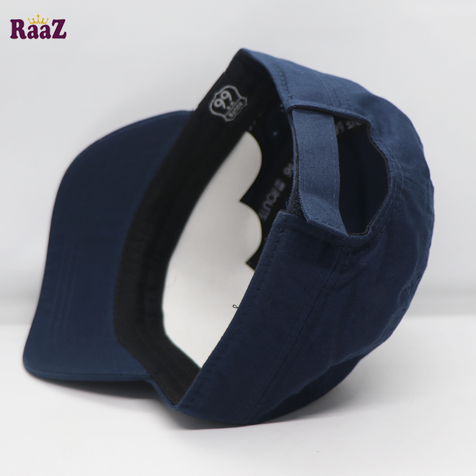 Picture of Navy Blue Route 66 Cotton Fabrics Johnson Cap