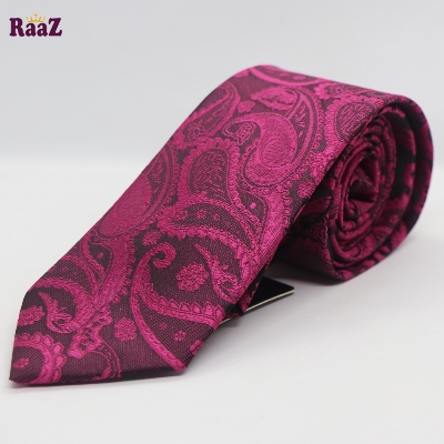 Picture of Reflect Pink Floral Design Formal Tie For Men