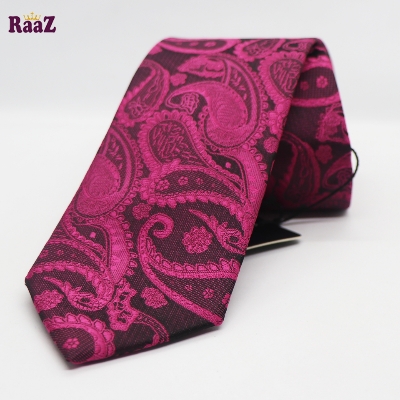 Picture of Reflect Pink Floral Design Formal Tie For Men
